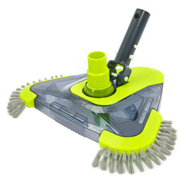 Sepetrel upgrade pool vacuum head with side brush for corner cleaning and vinyl liner safety.