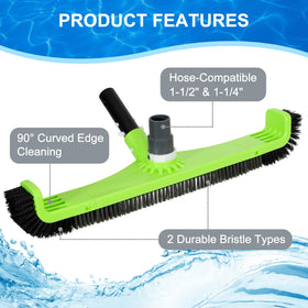 Sepetrel wide 20-inch brush head covers large areas, saving time