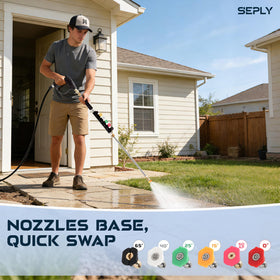 SEPLY extension wand 120-degree curved rod reaches awkward angles with ease.