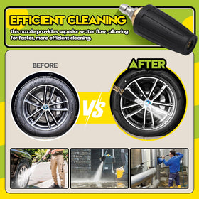 SEPLY 65-degree nozzle ideal for light cleaning and broad coverage