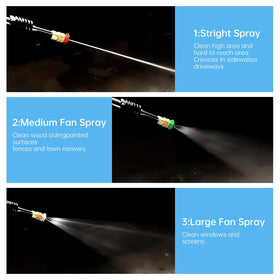SEPLY 15-degree nozzle for versatile outdoor scrubbing and edging.