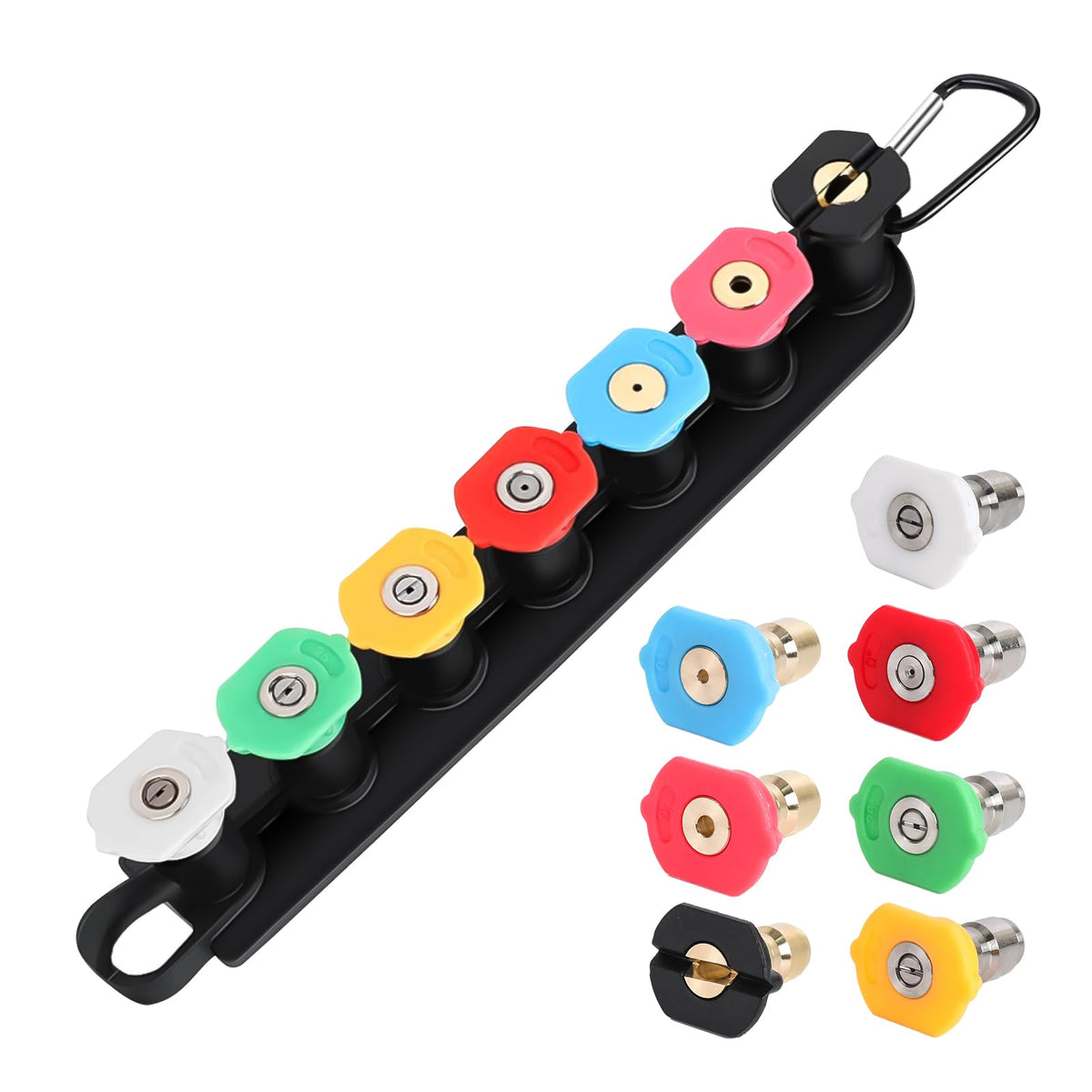 SEPLY nozzle holder keeps tips organized for quick access.