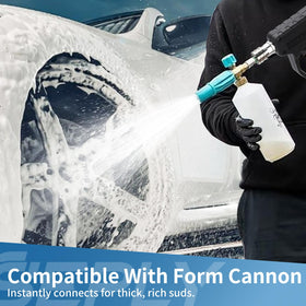 SEPLY Foam cannon-friendly gun attaches easily for professional car washes