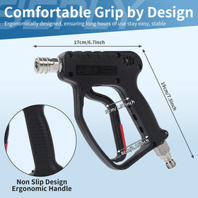 SEPLY 3/8 swivel connector enables smooth swiveling for varied cleaning angles
