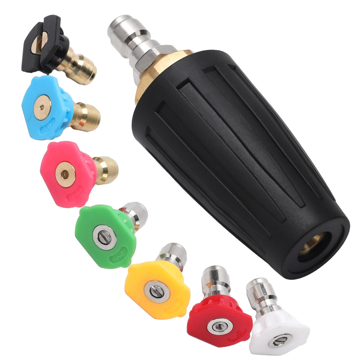 SEPLY turbo nozzle head on a pressure washer boosts cleaning power