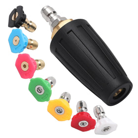 SEPLY turbo nozzle head on a pressure washer boosts cleaning power