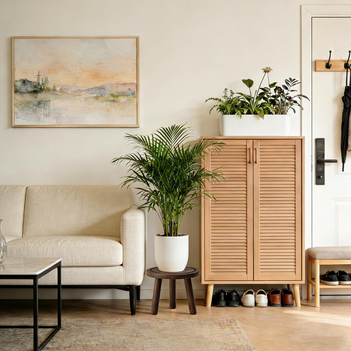 SEQUEDA versatile stand for living rooms, balconies, and offices