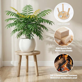 SEQUEDA wide-base triangular design provides stable support for heavy pots