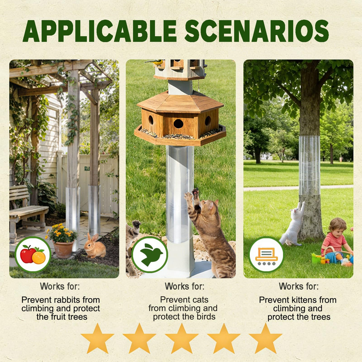 Reusable design reduces waste and costs for bark protection