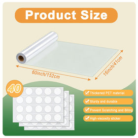 Waterproof double-sided tape secures wrap against sun and rain