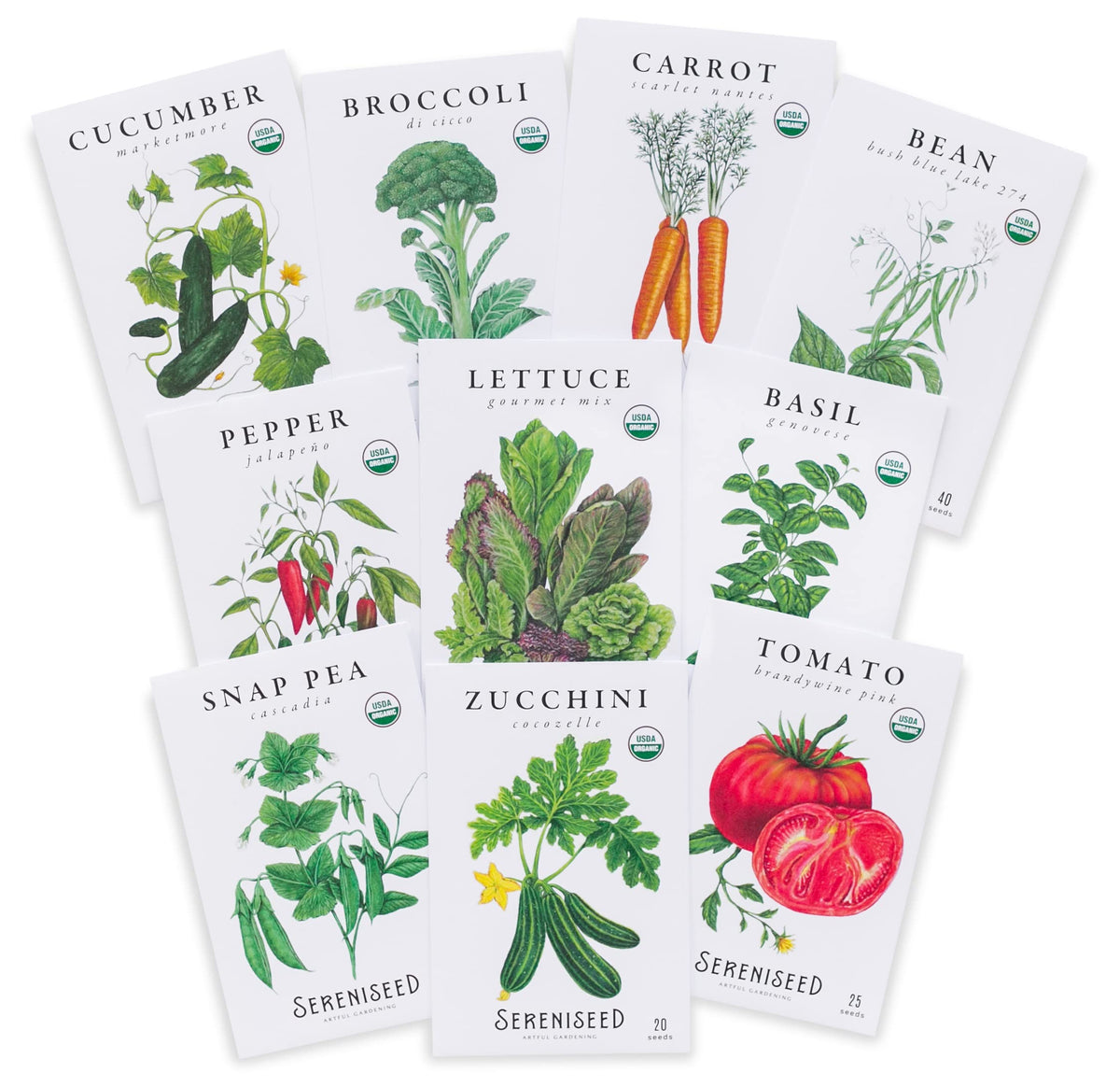 Sereniseed basil seeds Genovese pack for fragrant herbs and fresh pesto.