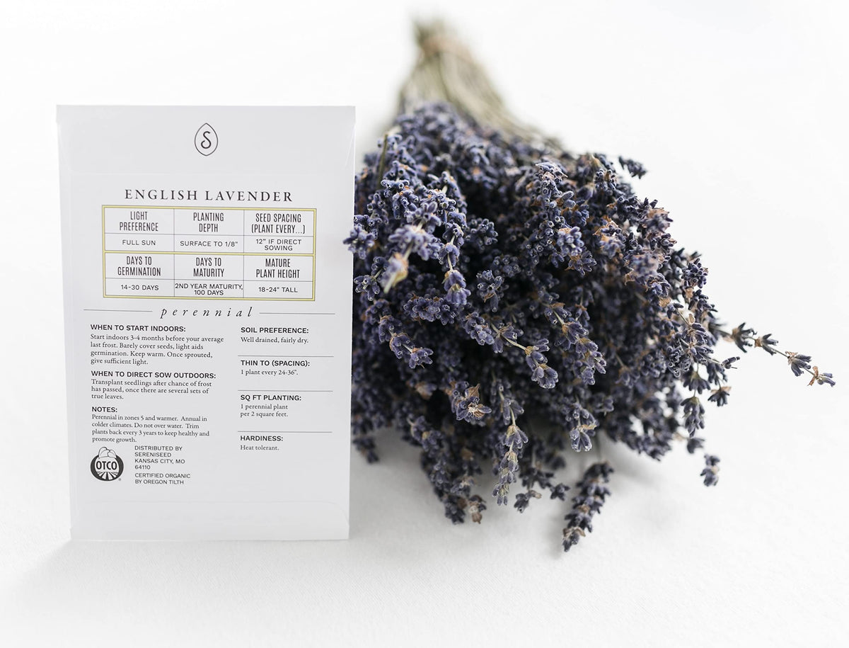 Sereniseed basil seeds Genovese pack highlights fresh, aromatic herbs for flavorful cooking