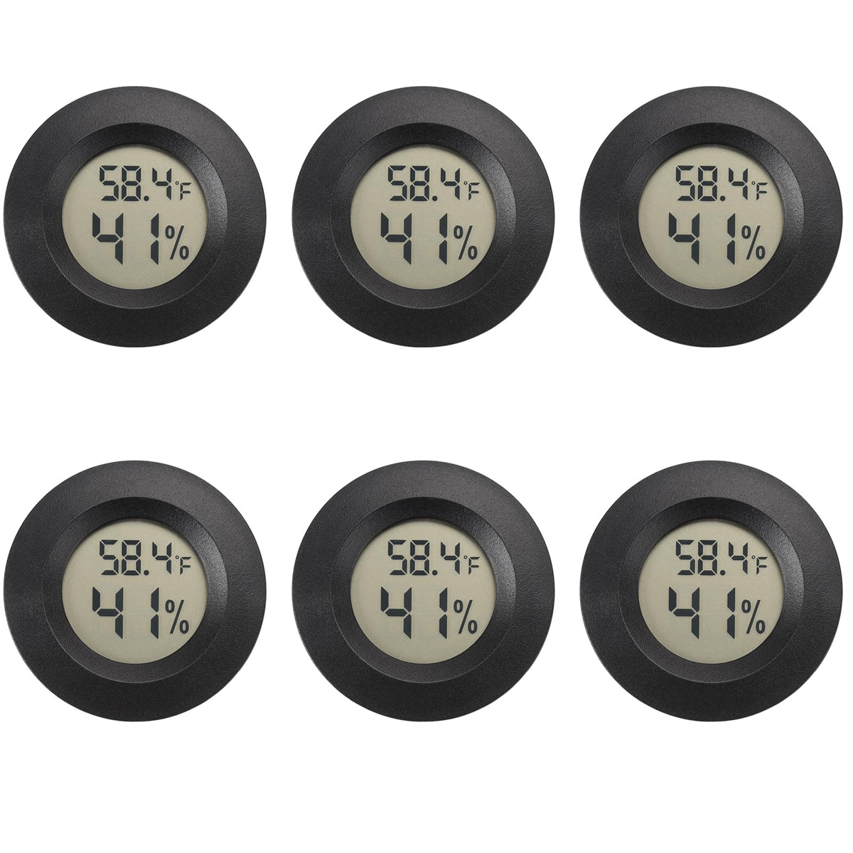Serundo Auto mini hygrometer with digital display for quick temperature and humidity readings.
