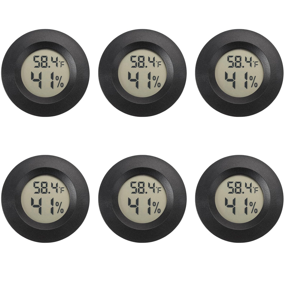 Serundo Auto mini hygrometer with digital display for quick temperature and humidity readings.