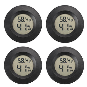 Serundo Auto mini hygrometer front view showing compact design for quick readings