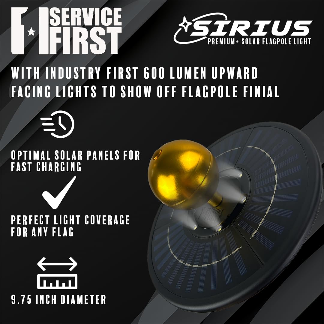 Service First Sirius weatherproof design endures rain, snow, and sun in any season.
