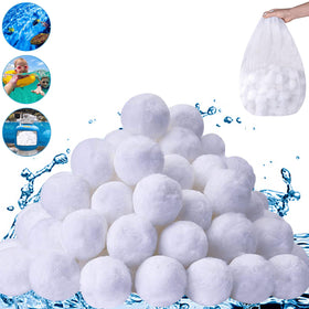 SETHVILL 4.6-lb pool filter balls pack replacing sand for easier maintenance