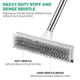 SetSail 51in adjustable handle extends reach for high and far spaces.