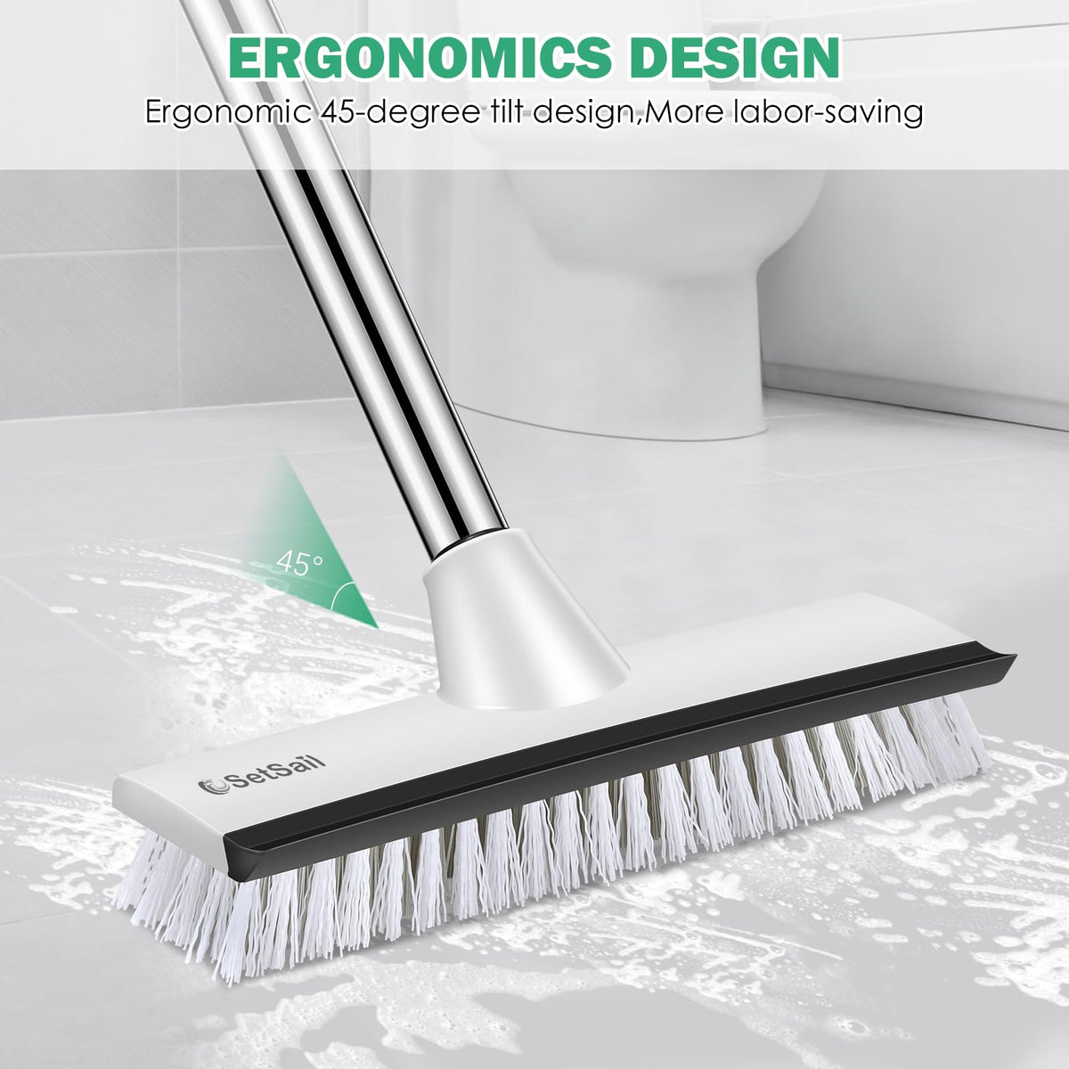SetSail heavy-duty floor cleaner handles dirt, mold, and grime effectively.