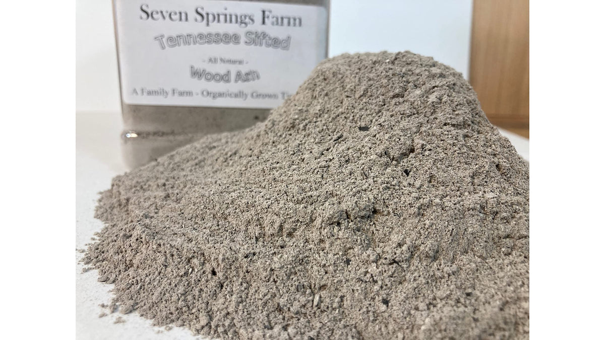 Seven Springs Farm packaging shot highlighting eco-friendly, unwashed ash