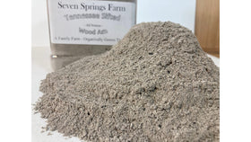 Seven Springs Farm packaging shot highlighting eco-friendly, unwashed ash