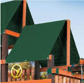 SEVENMORE canopy fabric close-up shows waterproof material for all-weather use