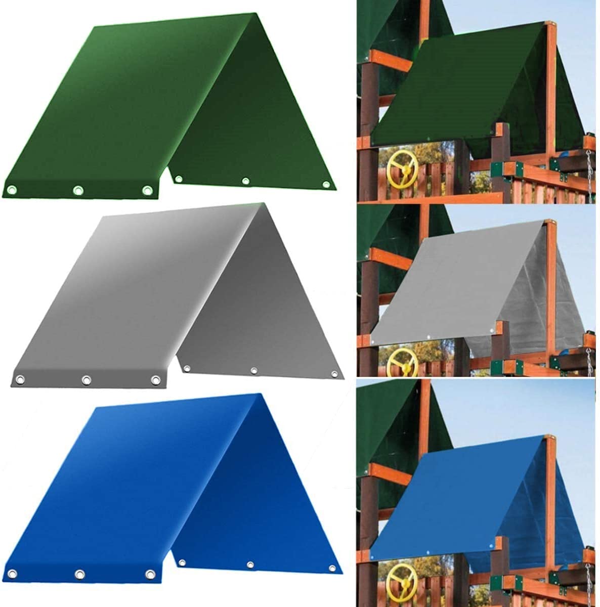 SEVENMORE snow-proof canopy for winter outdoor playground use
