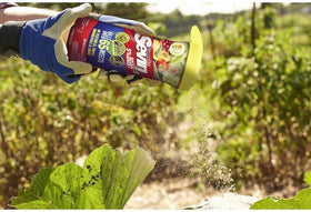 Two-pack Sevin Garden Tech display highlights value for gardens.