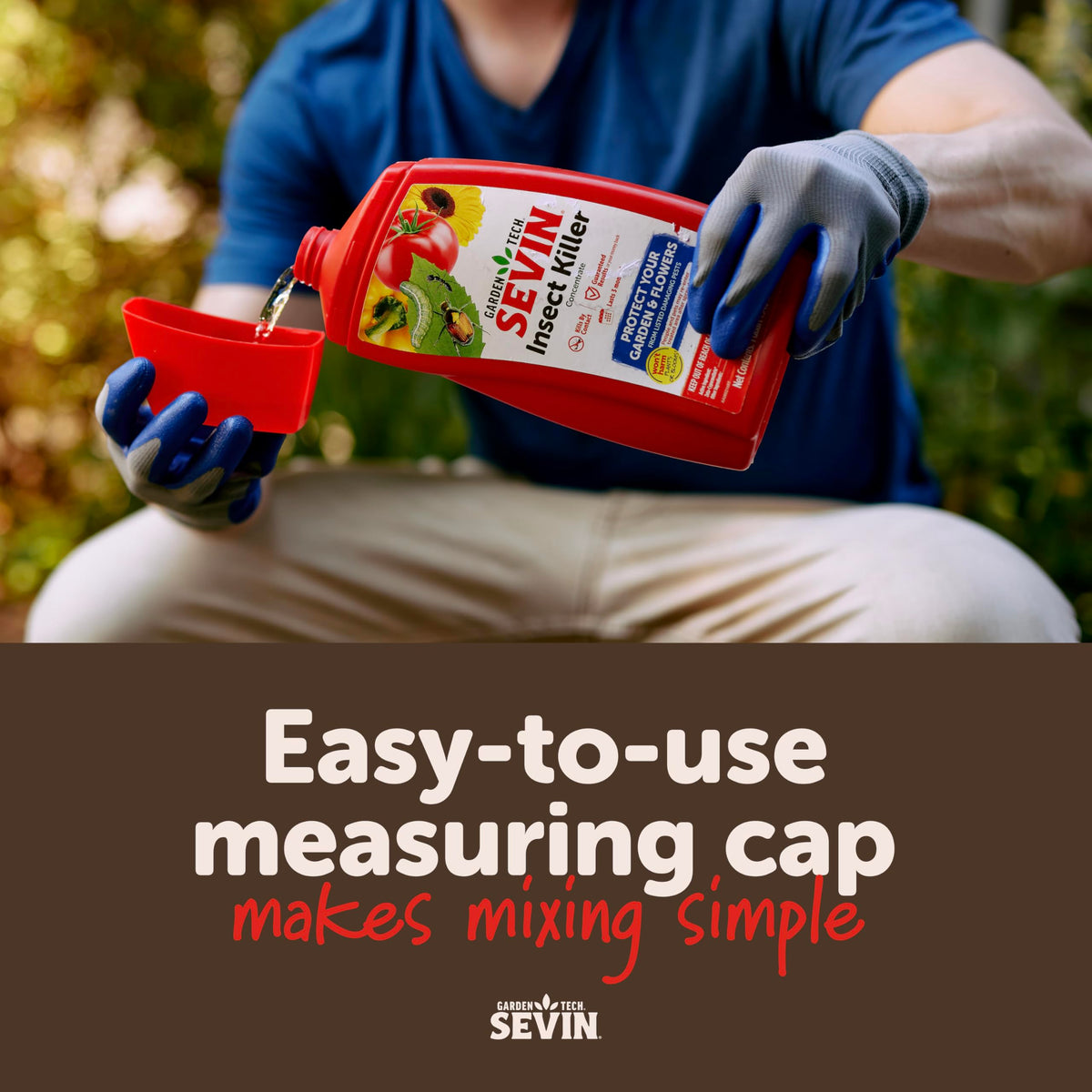 Sevin provides up to three months of defense against nuisance bugs.