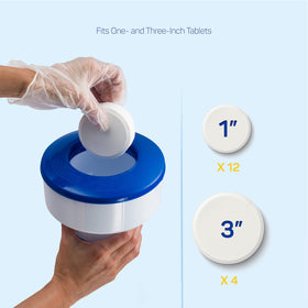 SEWANTA 4-level adjustable dial controls chlorine release