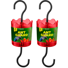 SEWANTA ant moat for hummingbird feeders set 2 assembly shows easy setup and ant deterrence.