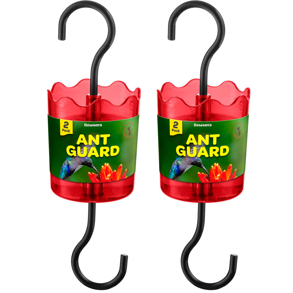 SEWANTA ant moat for hummingbird feeders set 2 assembly shows easy setup and ant deterrence.