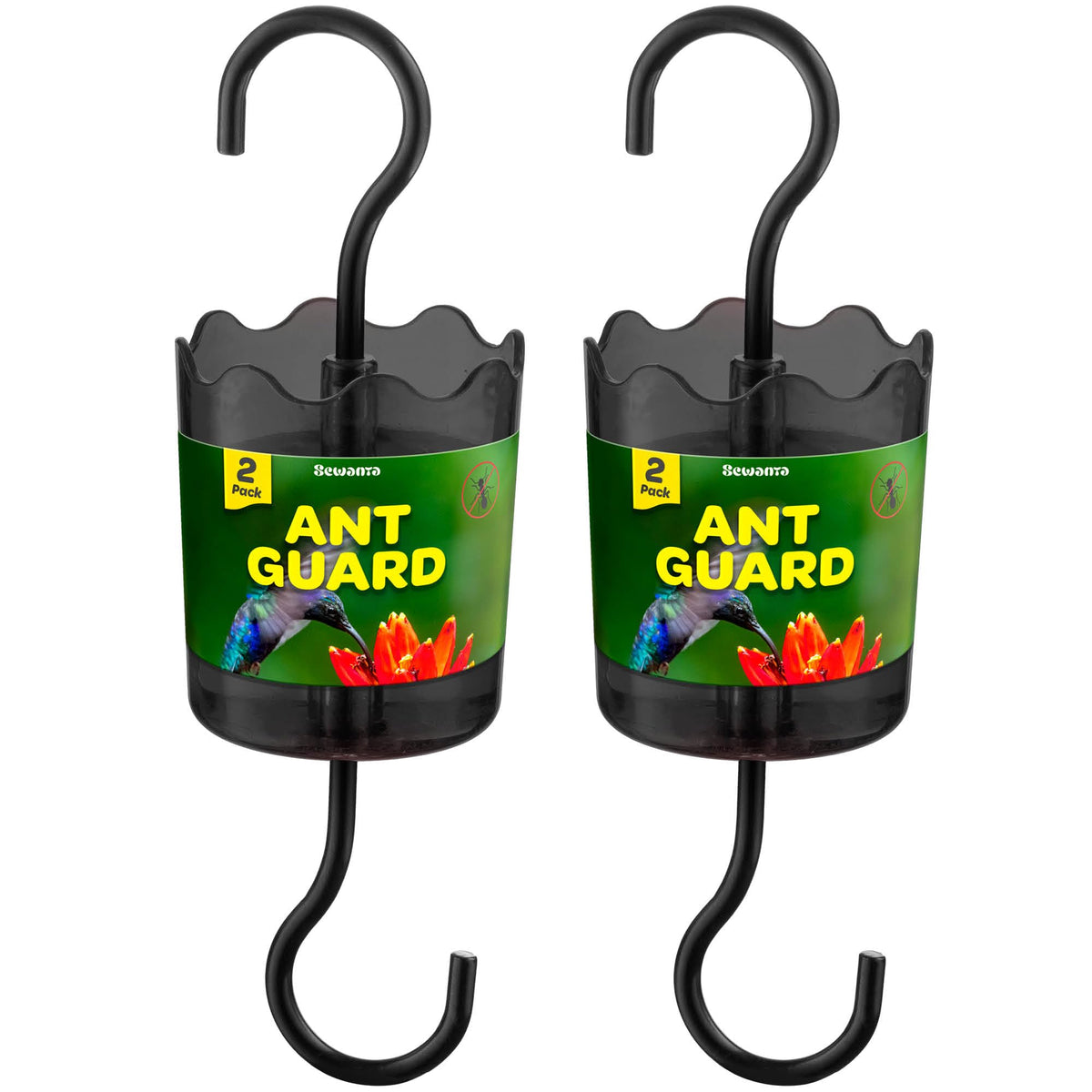 SEWANTA Ant Moat set of 2 guards around a hummingbird feeder blocks ants