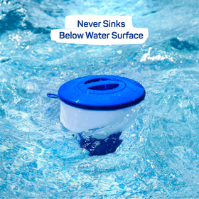SEWANTA durable polypropylene dispenser withstands daily pool use