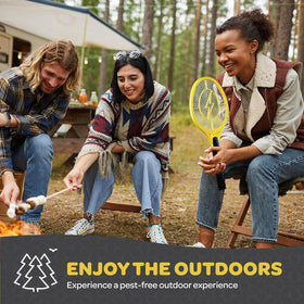 SEWANTA fly swatter racket suited for dusk patios and outdoor gatherings.