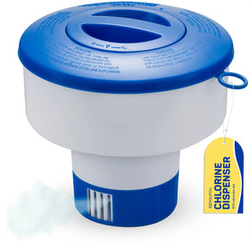 SEWANTA floating chlorine dispenser with 3-tablet capacity for pool use