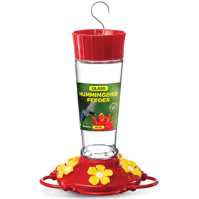 SEWANTA hummingbird feeder with 10 oz capacity for long-lasting nectar supply
