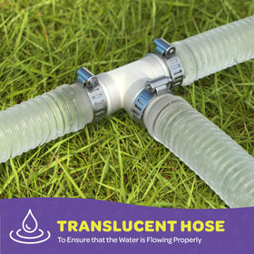 SEWANTA replacement hose with four stainless-steel clamps included