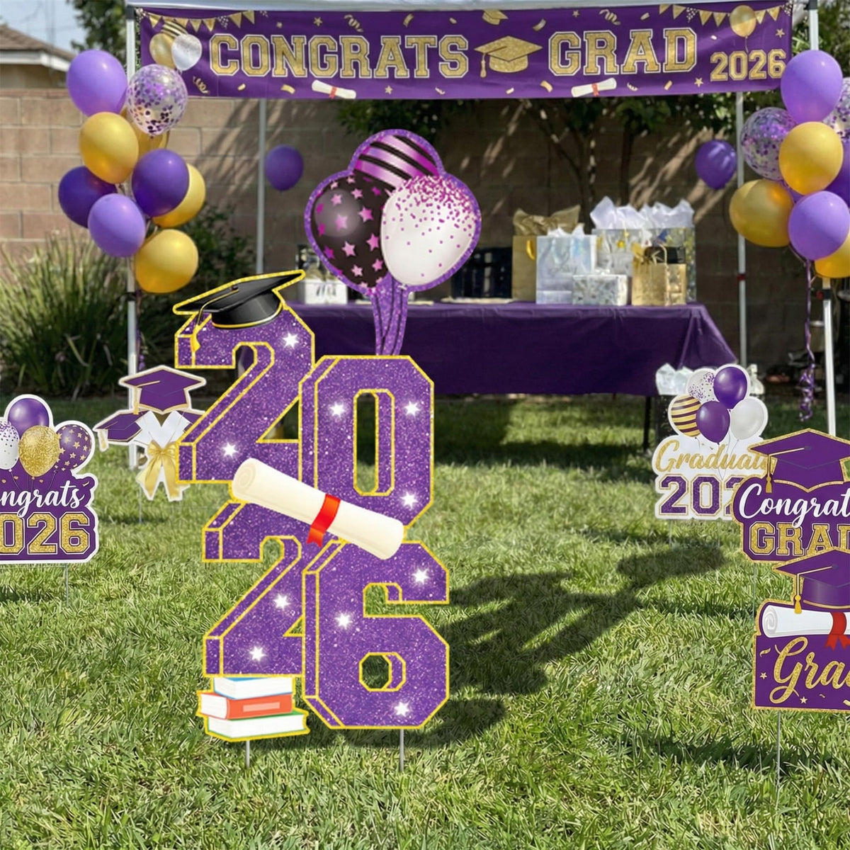 sewrung 2026 sign features vibrant colors that draw attention in any lawn setup