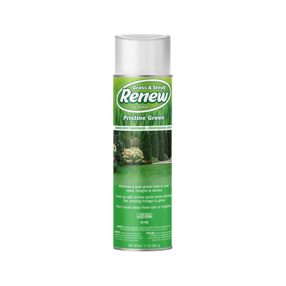 Seymour Renew Pristine bottle for fast, even color renewal on grass