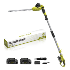SEYVUM 20V hedge trimmer blades for precise cuts.