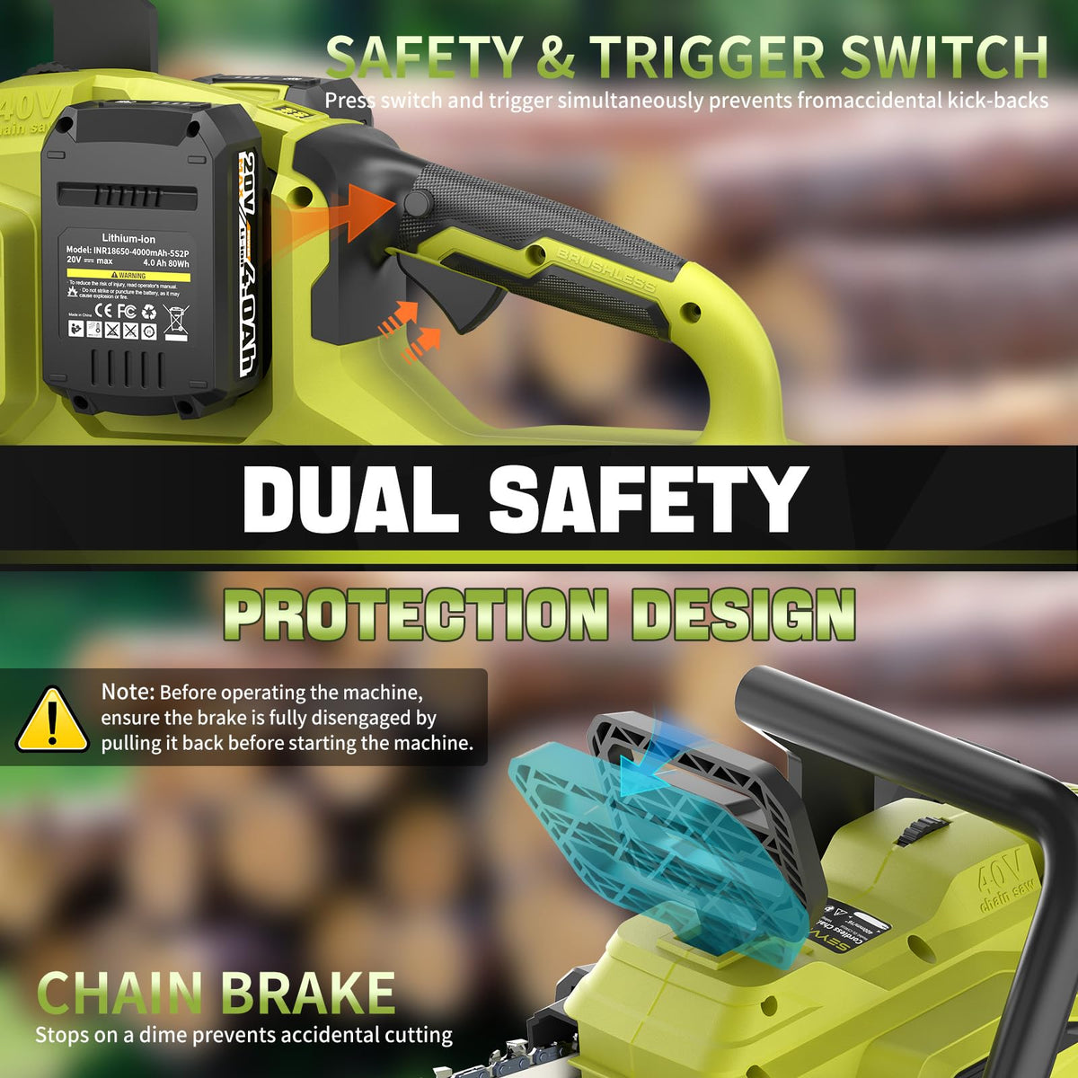 SEYVUM protective blade cover supports safe transport.
