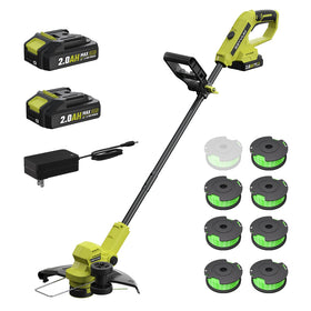 SEYVUM string trimmer 20V, 12in cutting width for clean lawn edges.