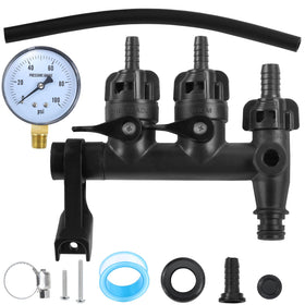 SFAED Sprayer Manifold Kit with pressure gauge for precise control