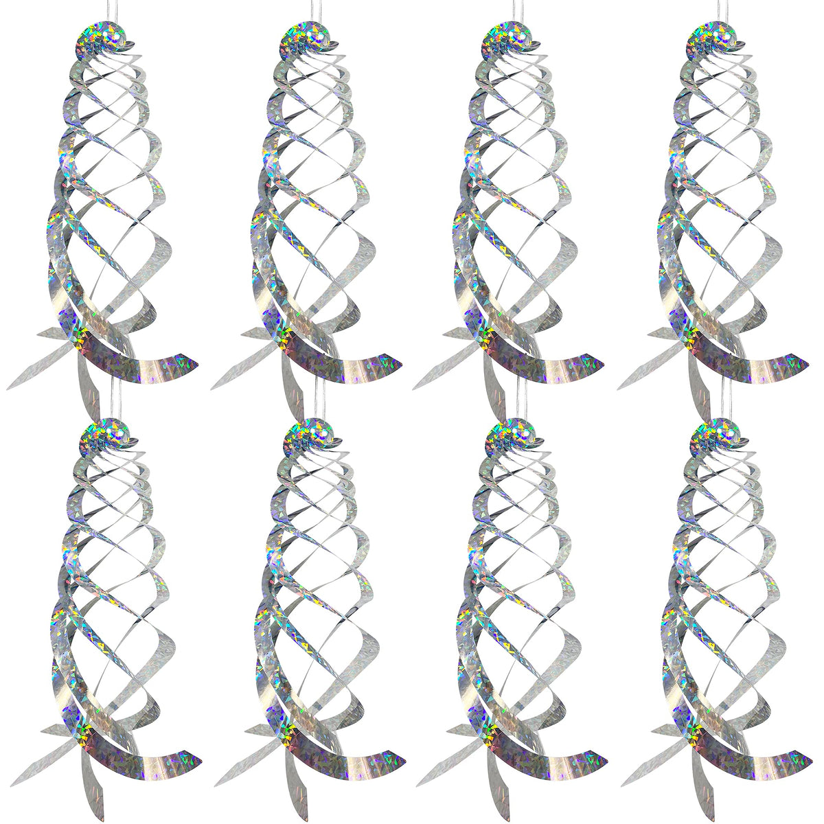 Sfcddtlg bird spiral reflectors deter birds from windows and gardens.