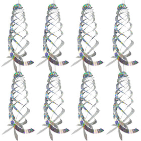 Sfcddtlg bird spiral reflectors deter birds from windows and gardens.