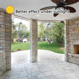 Sfcddtlg 4-pack shines in sun and wind for continuous deterrence.