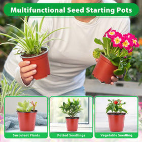 Sfee garden-ready pots add natural flair to indoor or outdoor spaces.