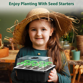 Sfee planter tool in kit eases soil loosening and transplanting tasks.