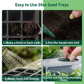 Sfee waterproof labels help track varieties during germination